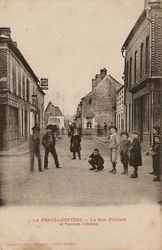 La Rue d'Aillant et l'ancien Chteau