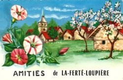 Carte fantaisie - Amitis de La Fert-Loupire