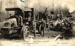 Exploitation forestire - Chargement des bois