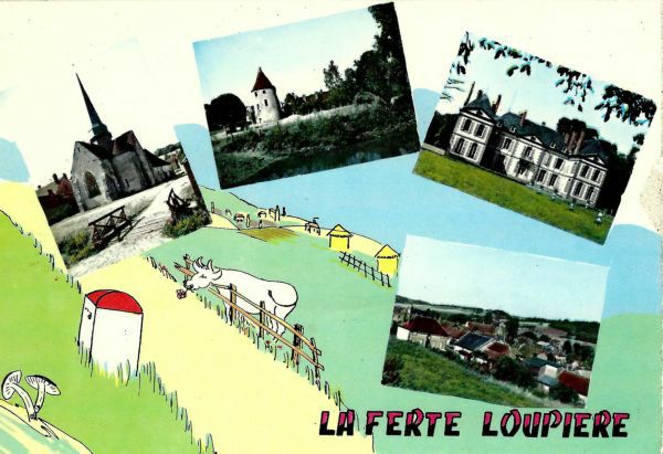 La Fert-Loupire - Carte postale multivues