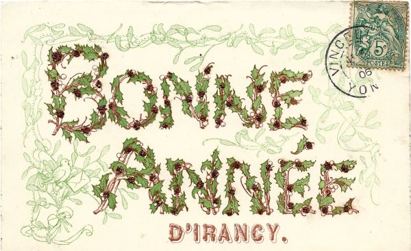 Bonne anne d'Irancy