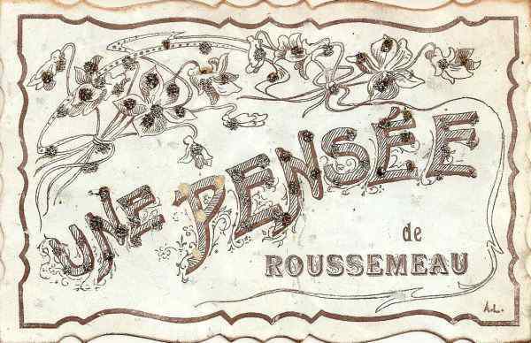 Une pense de Roussemeau