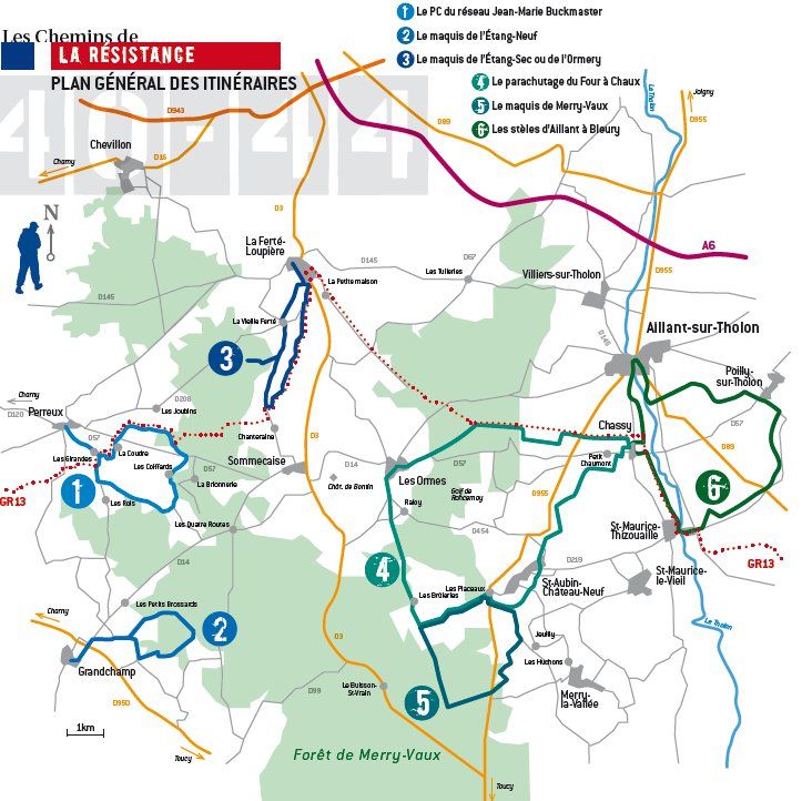 Les chemins de la rsistance - ARORY 2012 - Plan gnral